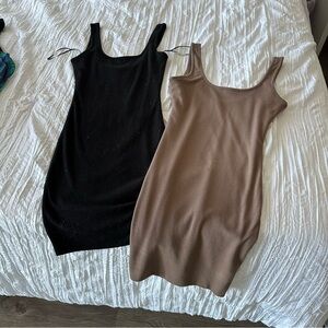 brown & black dresses